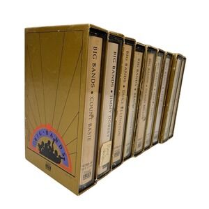 Time Life Music Big Bands Cassette Tape Collection Set 9 Jazz Swing Vintage BF